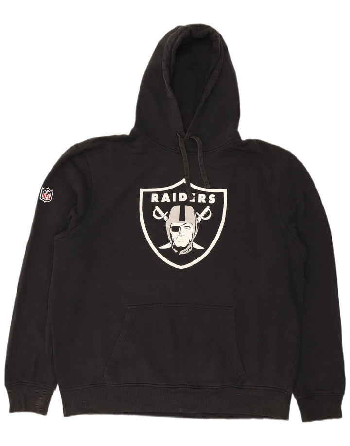NFL Herren Raiders Graphic Hoodie Pullover 2XL Schwarz