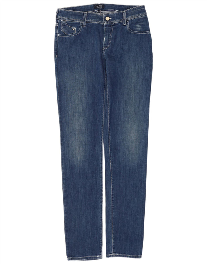 Armani Damen Slim Jeans W29 L32 Blaue Baumwolle