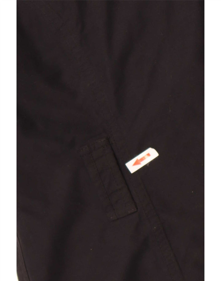 Barbour Damen-Regenjacke mit Kapuze, UK 14, große schwarze Baumwolle