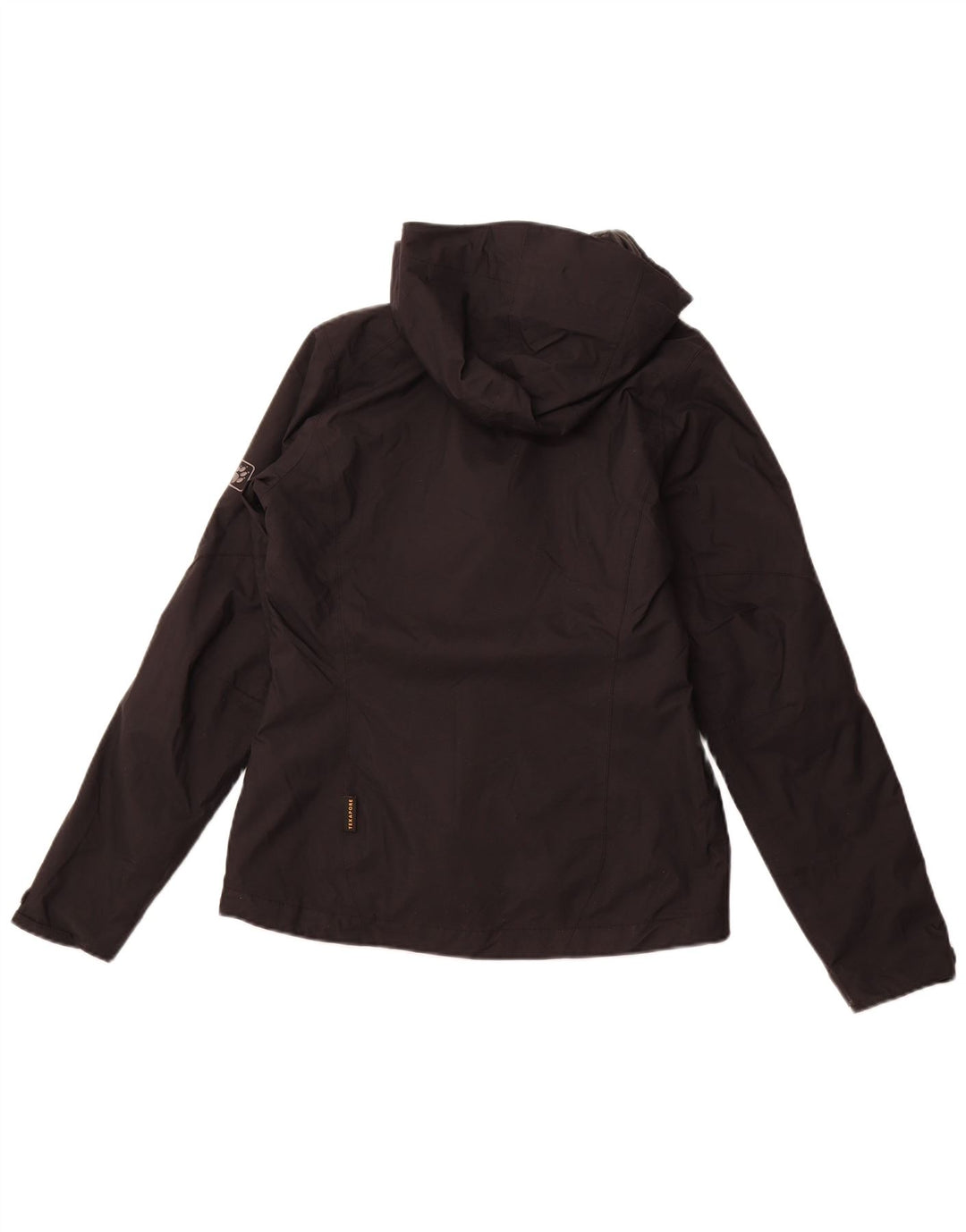 JACK WOLFSKIN Damen-Windbreakerjacke mit Kapuze, Gr. 10, Größe S, Schwarz, Polyamid