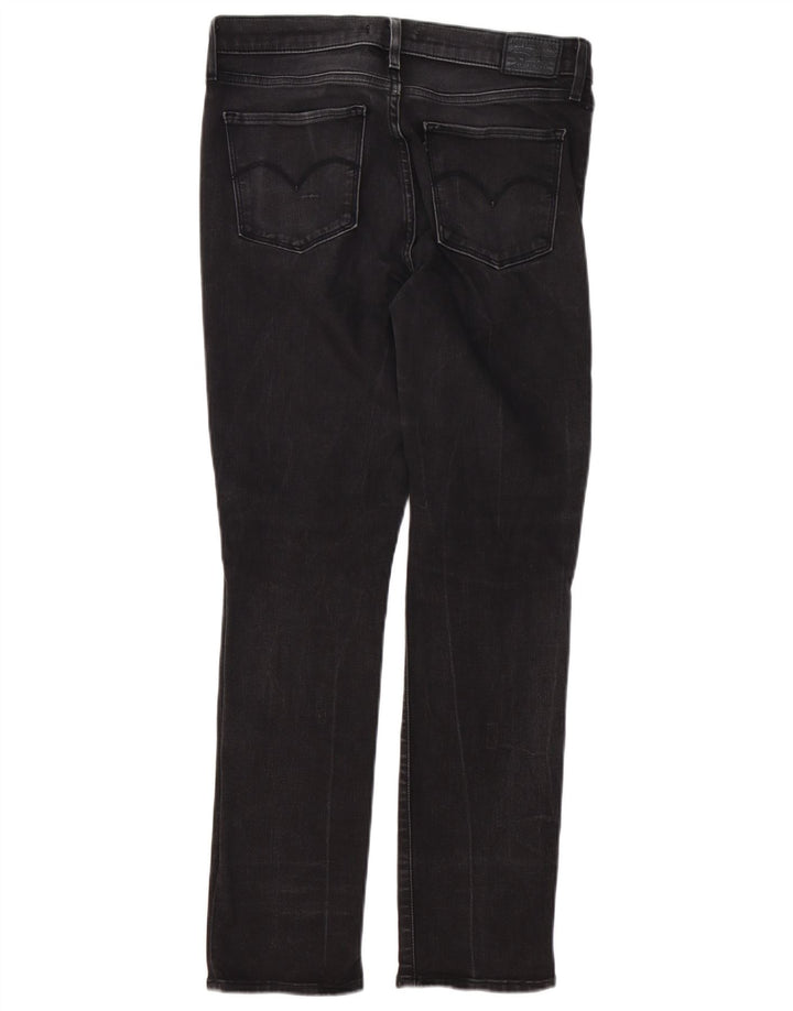 Levi's Damen 312 Shaping Slim Jeans W30 L28 Schwarze Baumwolle