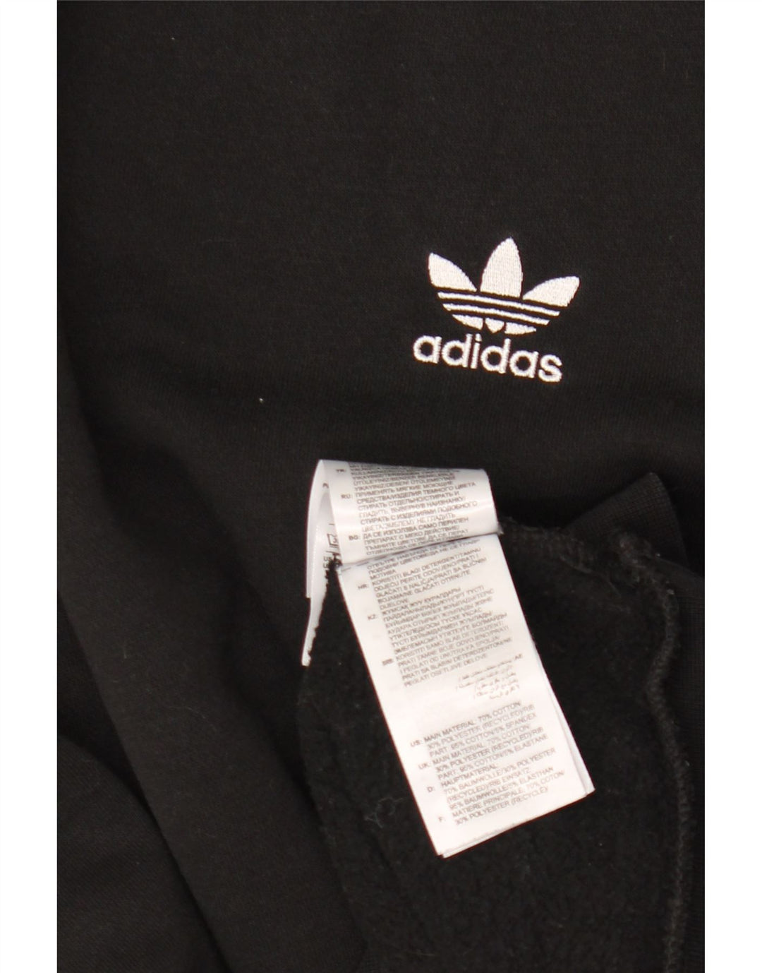 Adidas Herren Sweatshirt Pullover XL Schwarz Baumwolle