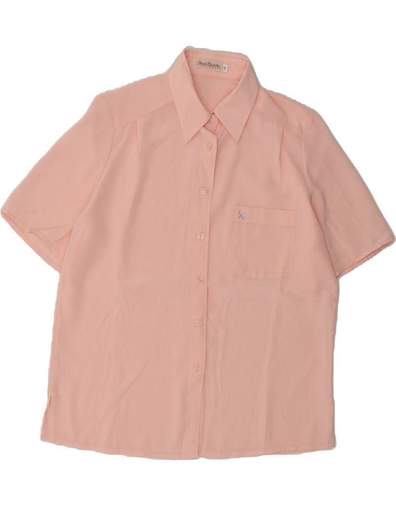 RENATO BALESTRA Womens Oversized Short Sleeve Shirt IT 44 Medium Pink Vintage Renato Balestra and Second-Hand Renato Balestra from Messina Hembry 