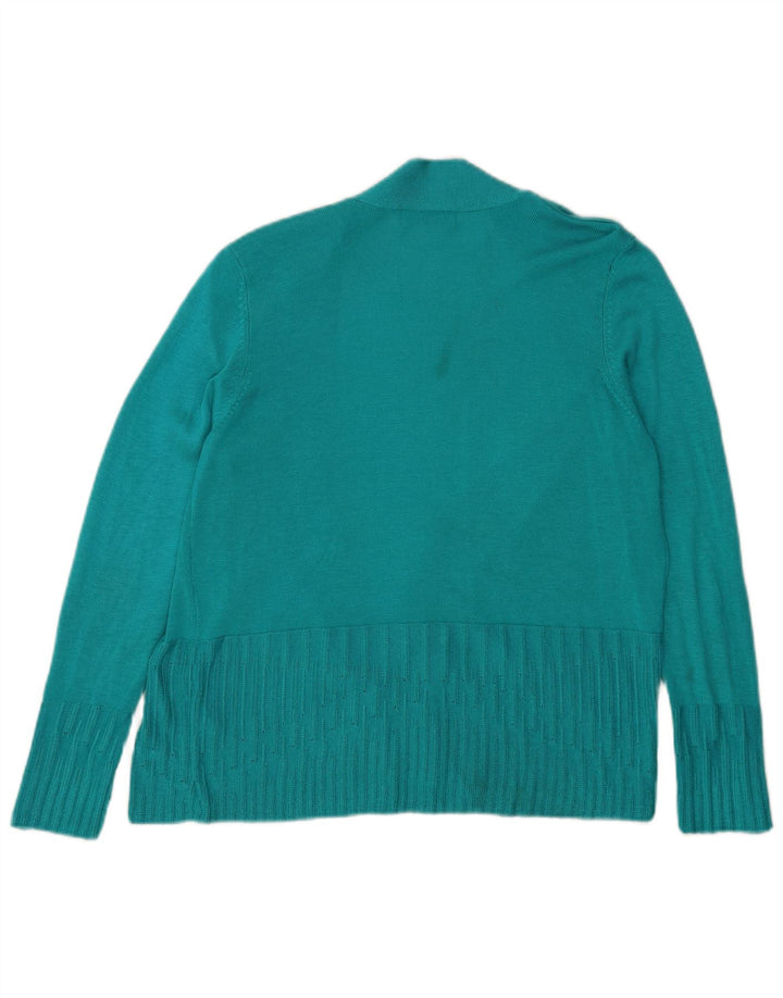Marks & Spencer Damen Per Una Offener Cardigan Pullover UK 14 Large Türkis