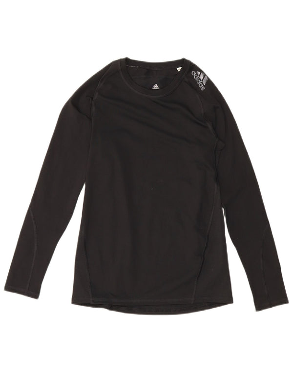 Adidas Jungen Climacool Top Langarm 13-14 Jahre Schwarz Polyester