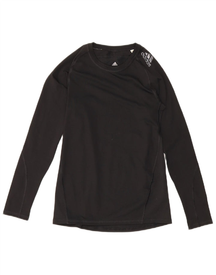 Adidas Jungen Climacool Top Langarm 13-14 Jahre Schwarz Polyester