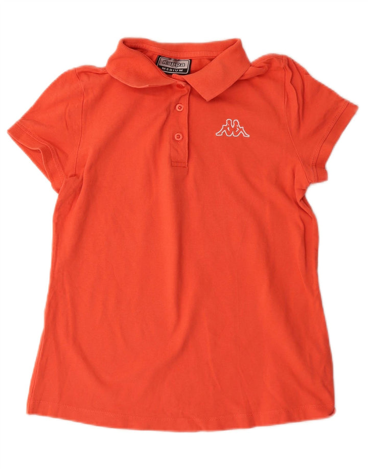 KAPPA Womens Polo Shirt UK 12 Medium Red Cotton Vintage Kappa and Second-Hand Kappa from Messina Hembry 