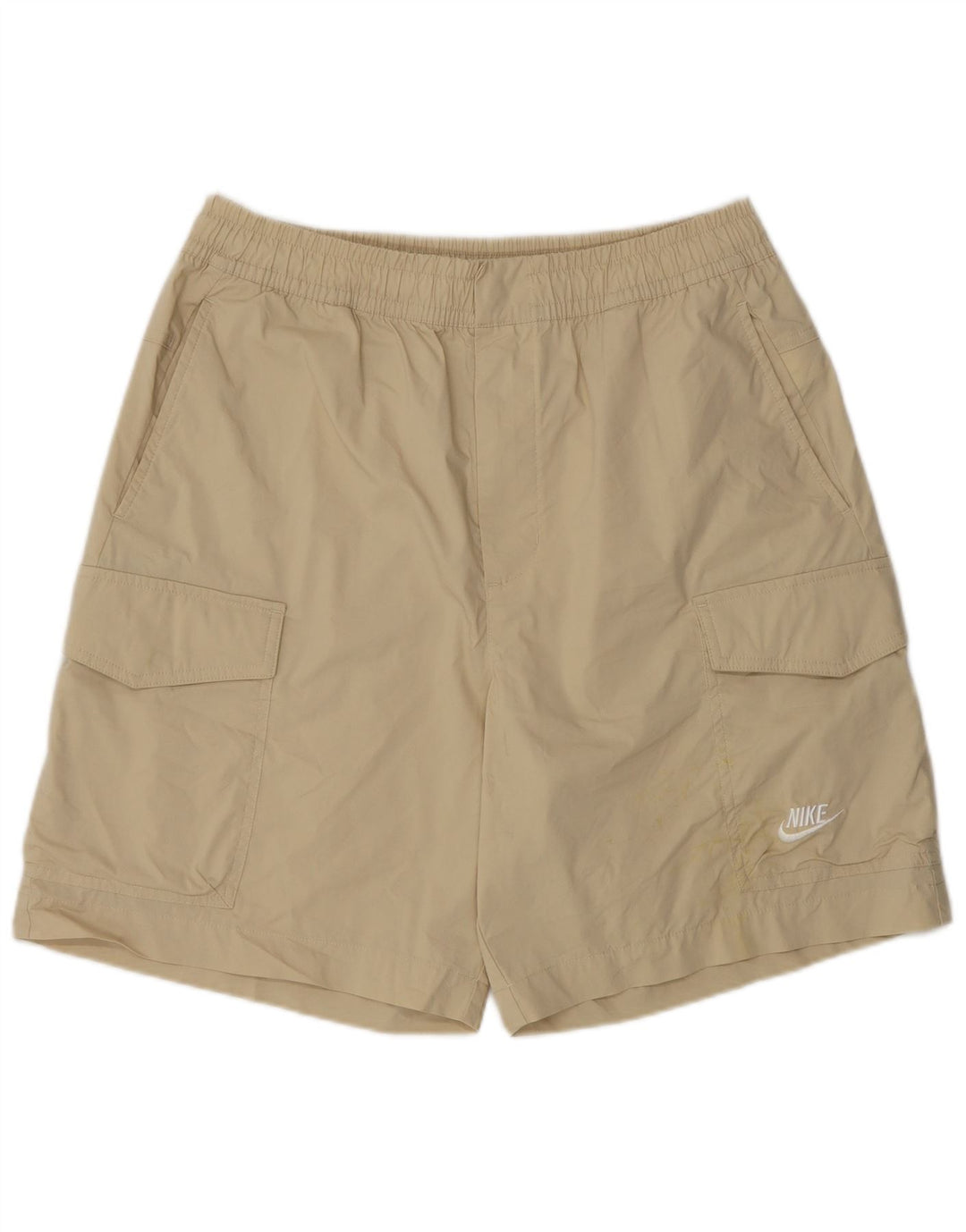 Nike Herren Cargo Shorts Medium W34 Beige Baumwolle
