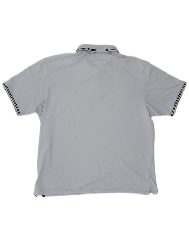 Champion Herren Poloshirt XL Blau Baumwolle