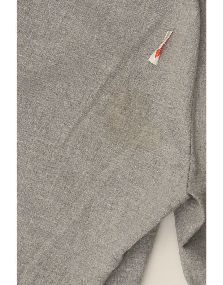 Slim-Anzughose für Damen von Zara, Größe S, W26, L26, Grau, Colourblock-Polyester