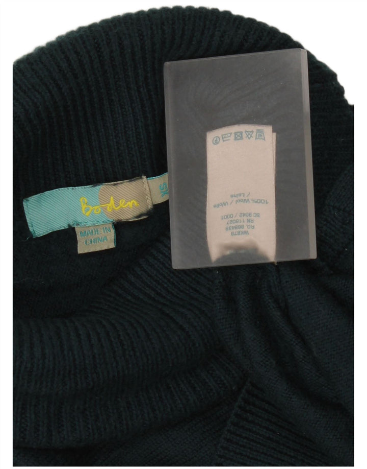 Boden Damen-Pullover mit Rollkragen, übergroß, UK 6, XS, Marineblau, Wolle