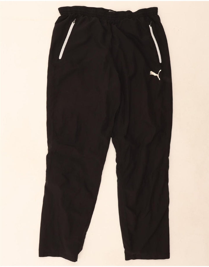 PUMA Mens Tracksuit Trousers Large Black Polyester Vintage Puma and Second-Hand Puma from Messina Hembry 