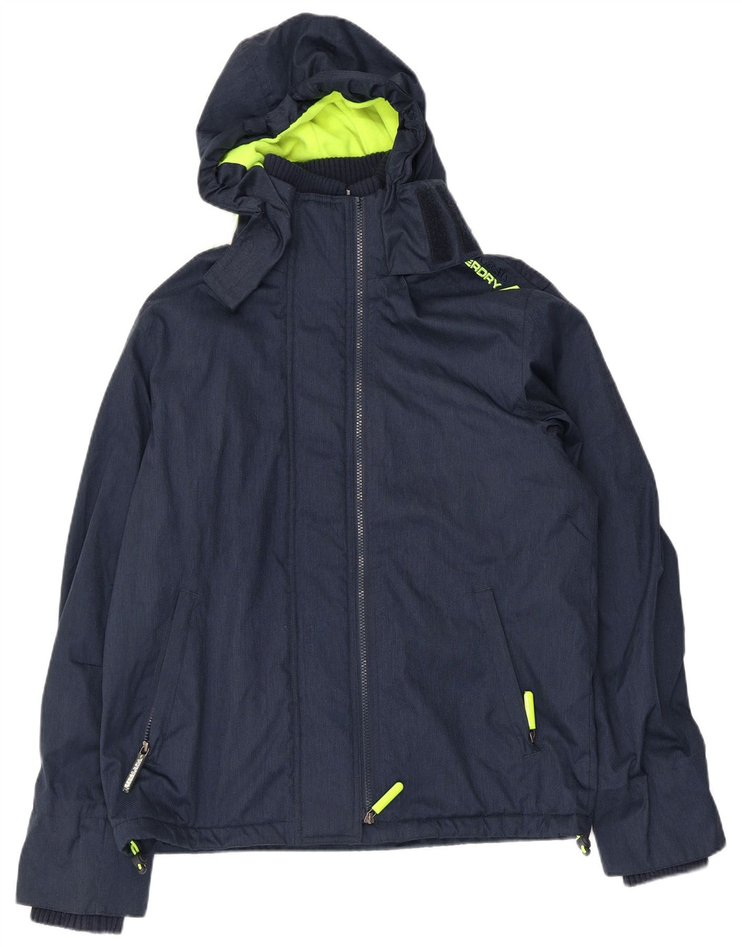 Superdry Herren-Windbreaker-Jacke mit Grafik, UK 40, Größe L, Marineblau