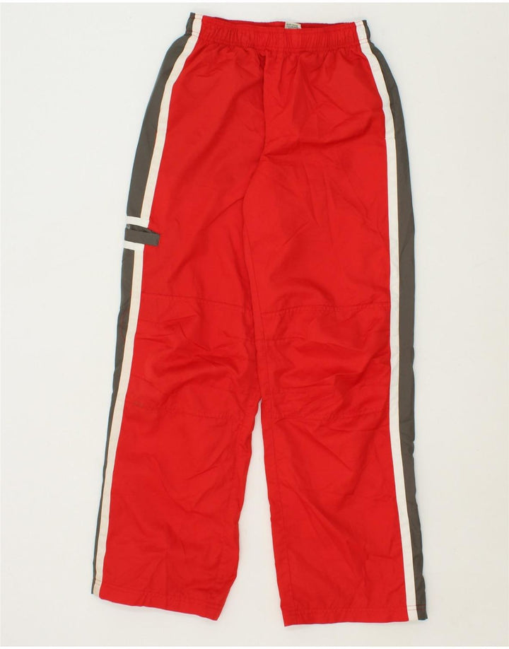 L.L.BEAN Boys Tracksuit Trousers 15-16 Years Small  Red Colourblock Vintage L.L.Bean and Second-Hand L.L.Bean from Messina Hembry 