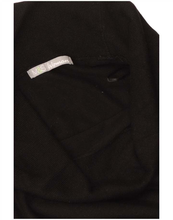 MARKS & SPENCER Damen-Pullover mit Rollkragen, Gr. 12, mittelschwarz