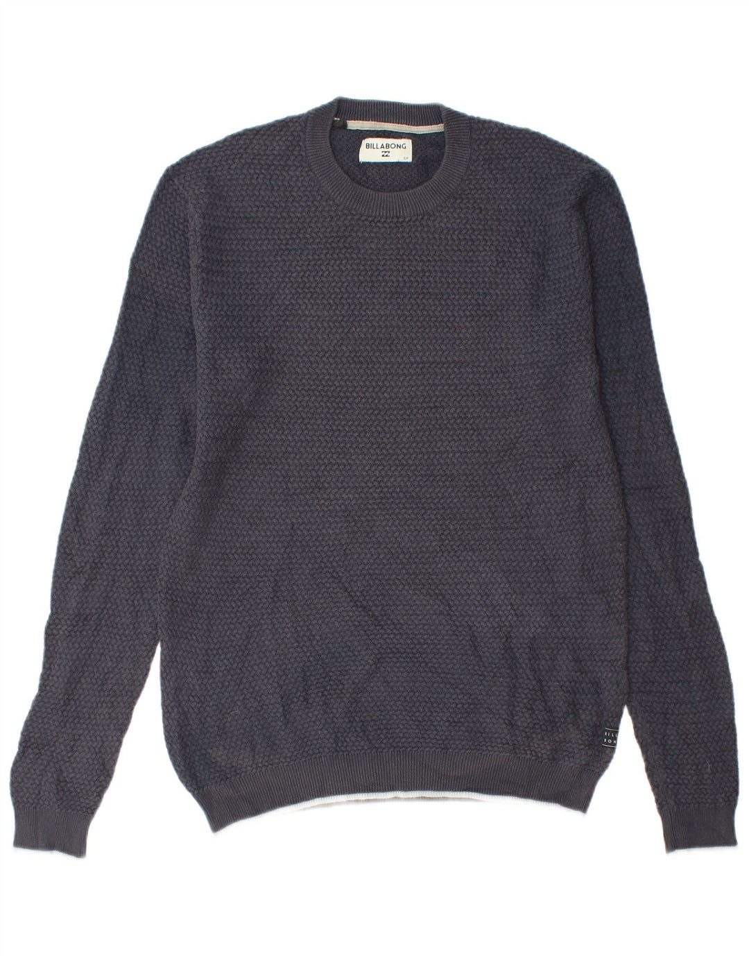 Billabong Herren-Pullover mit Rundhalsausschnitt, Größe S, marineblaue Baumwolle