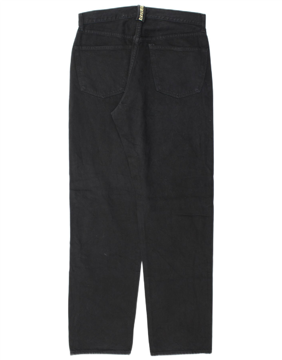 Replay Herren Tapered Jeans W32 L32 Schwarze Baumwolle
