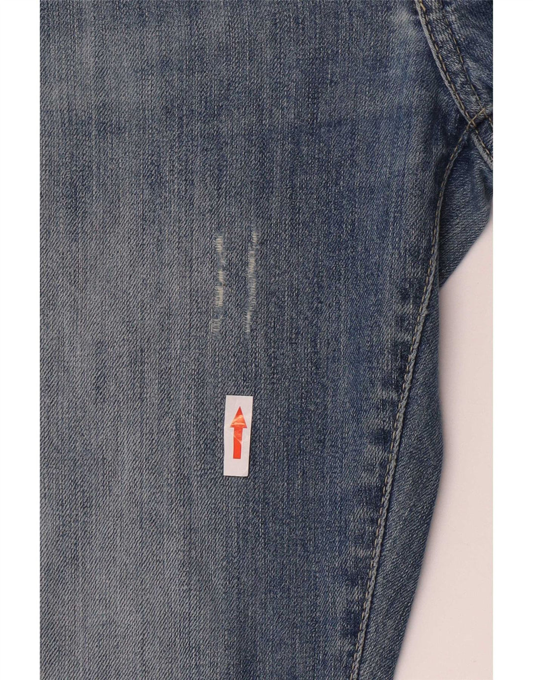 Calvin Klein Damen Distressed Slim Jeans W32 L33 Blau