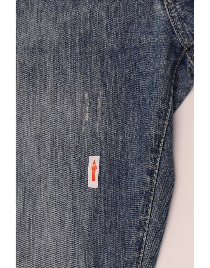 Calvin Klein Damen Distressed Slim Jeans W32 L33 Blau