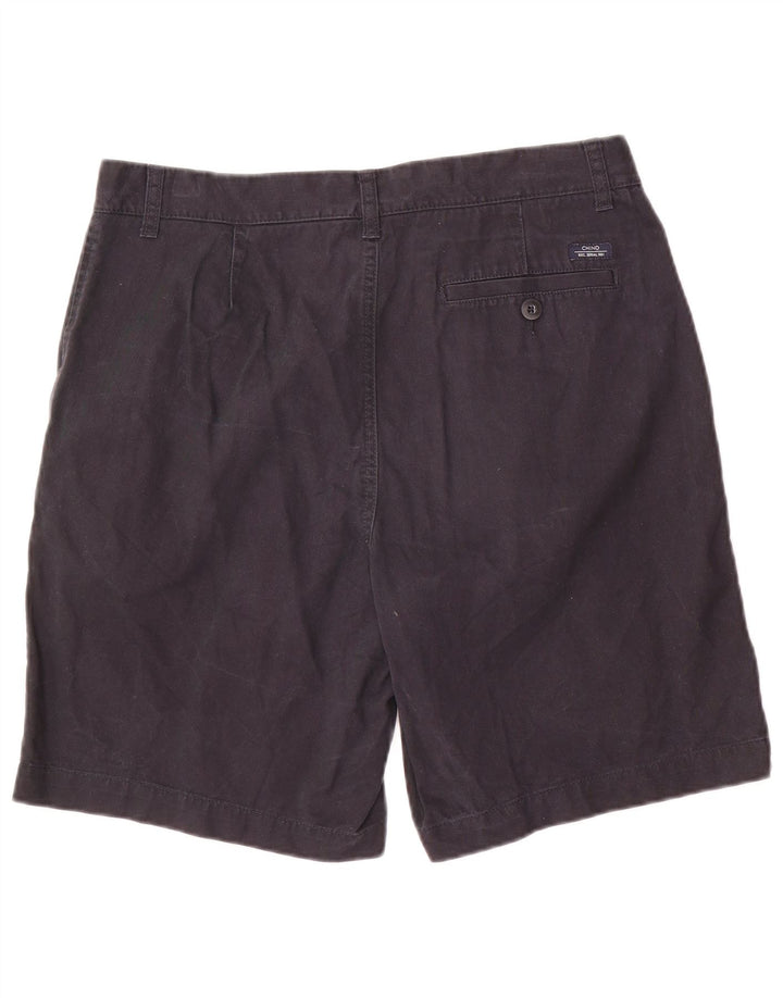 Marks & Spencer Herren-Chinoshorts W34, Größe L, Marineblau, Baumwolle