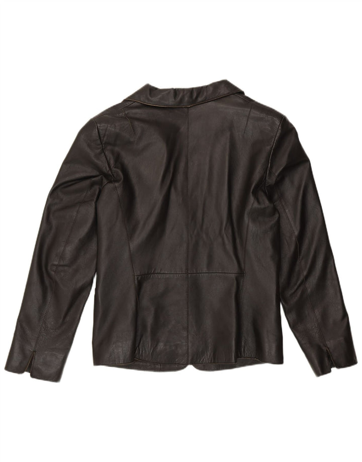 Julia S. Roma Damen 2-Knopf-Blazerjacke IT 40 Small Brown