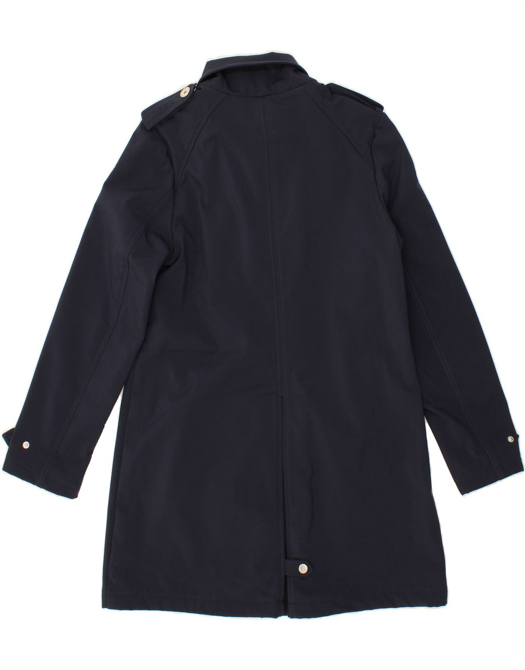 FRENCH CONNECTION Womens Overcoat UK 16 Large Navy Blue Polyester Vintage French Connection and Second-Hand French Connection from Messina Hembry 