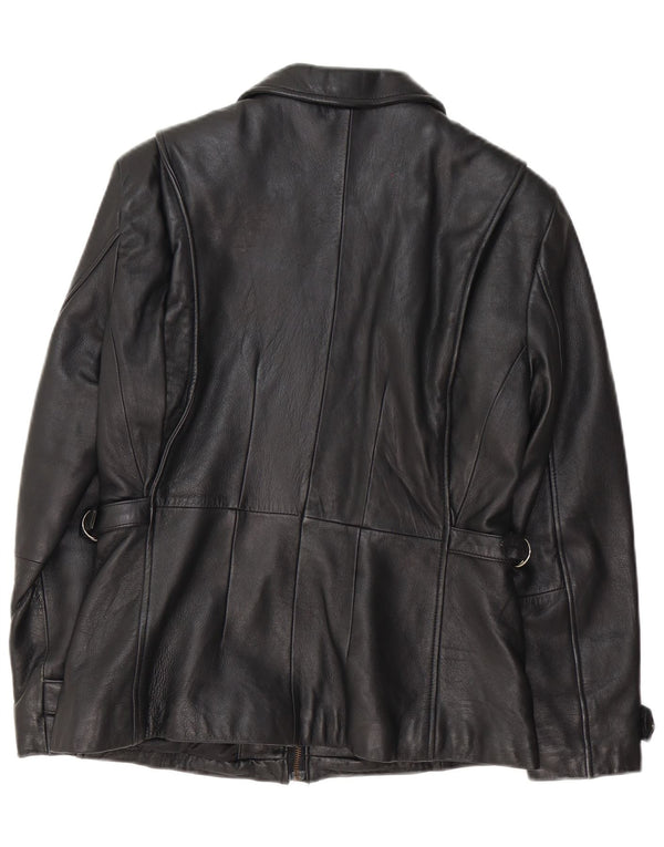 Wilsons Damen Lederjacke UK 10 Small Black Classic