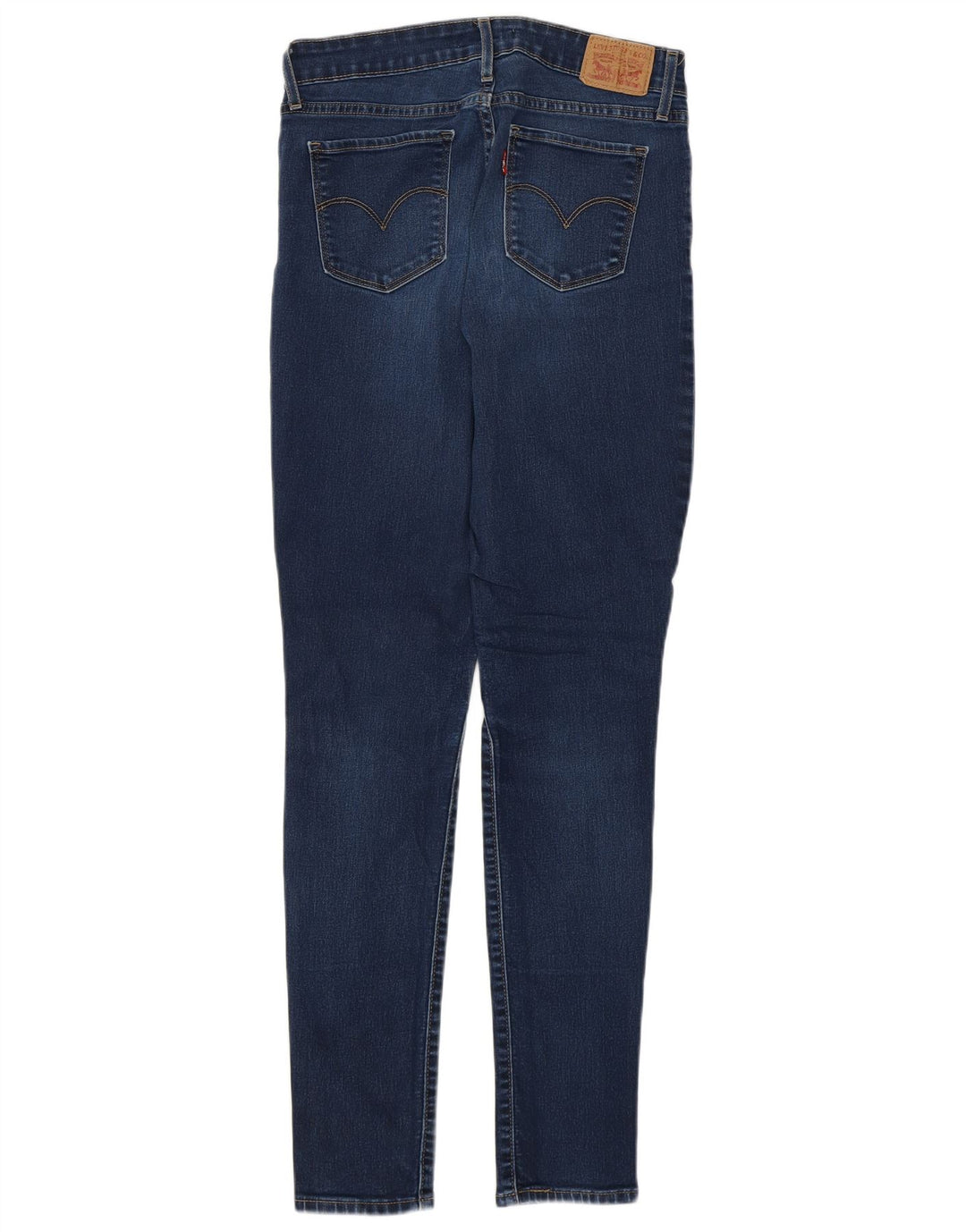 LEVI'S Damen 711 Skinny Jeans W28 L32 Blaue Baumwolle