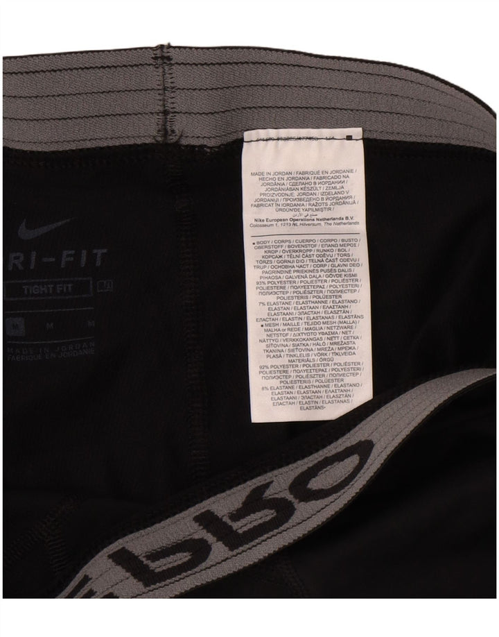 Nike Herren Dri Fit Graphic Leggings Mittelschwarzes Polyester