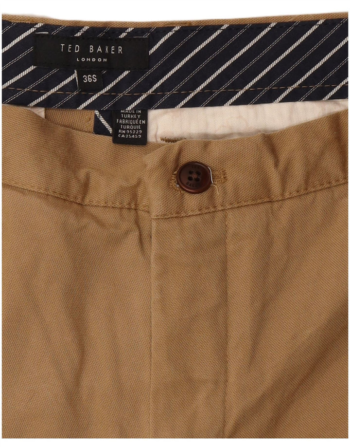 Gerade Chino-Hose für Herren von Ted Baker, W36, L28, Beige, Baumwolle