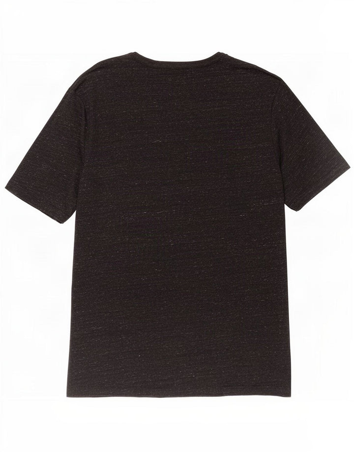 Volcom Herren T-Shirt Top Large Schwarz Gestreifte Baumwolle