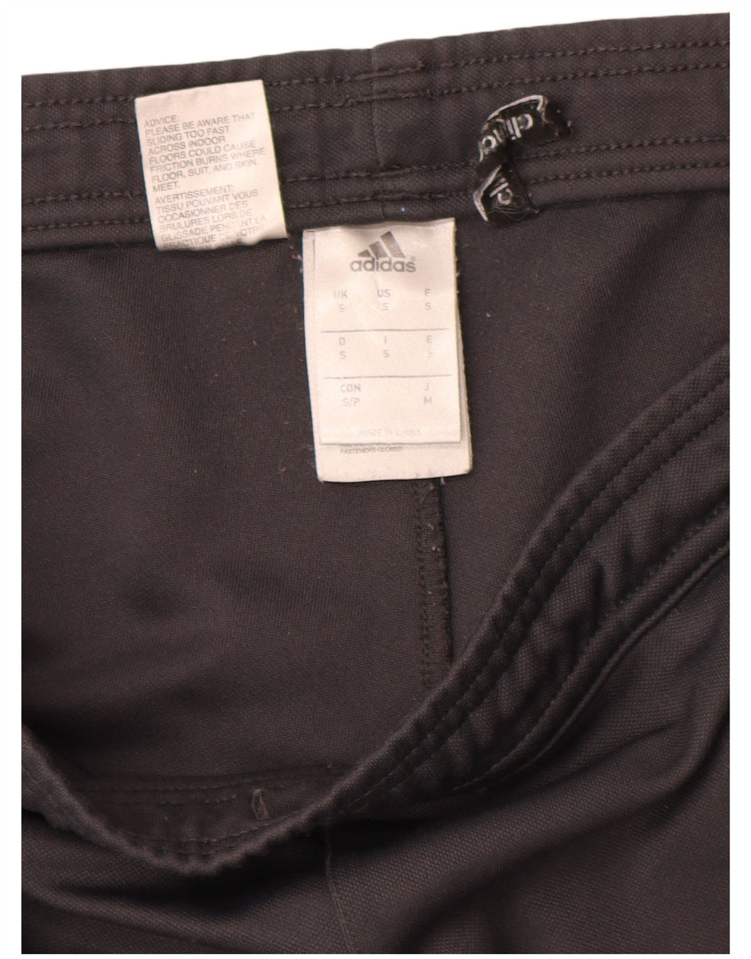 Adidas Herren Climalite-Trainingshose, Größe S, Schwarz, Farbblock-Polyester