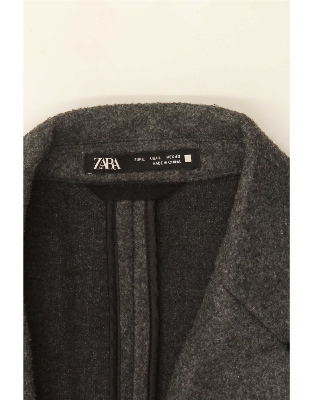 Zara Herrenmantel UK 40 Large Grau
