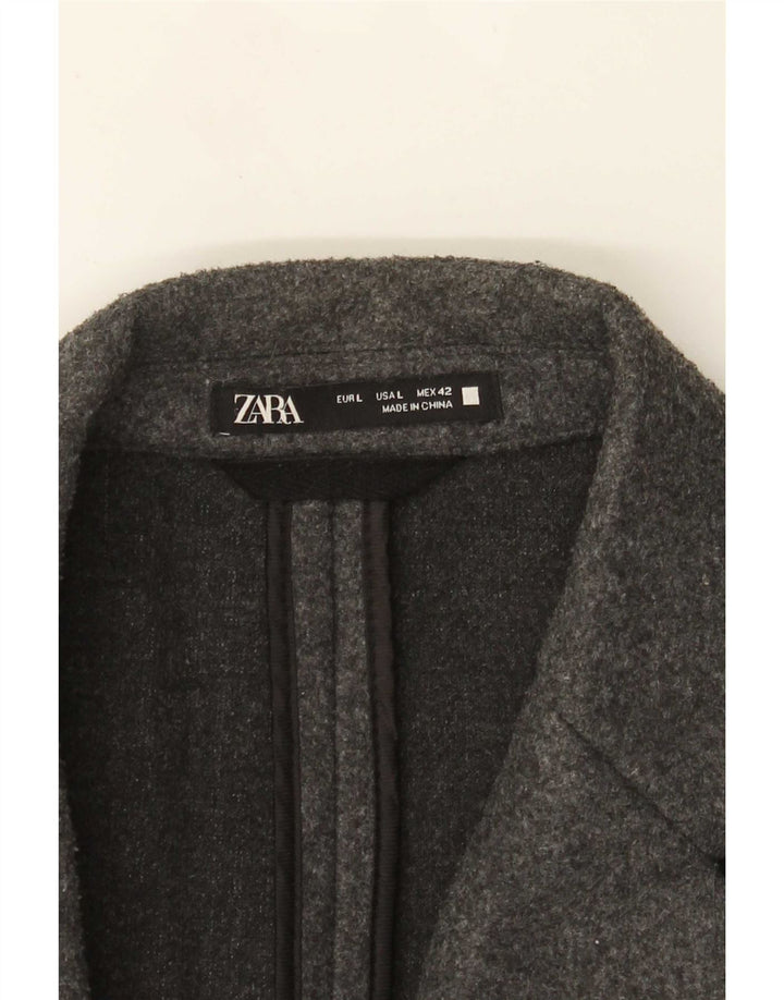 Zara Herrenmantel UK 40 Large Grau