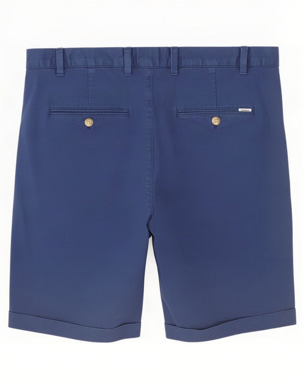 Gant Herren Chino-Shorts, Größe L, W36, Blau, Baumwolle