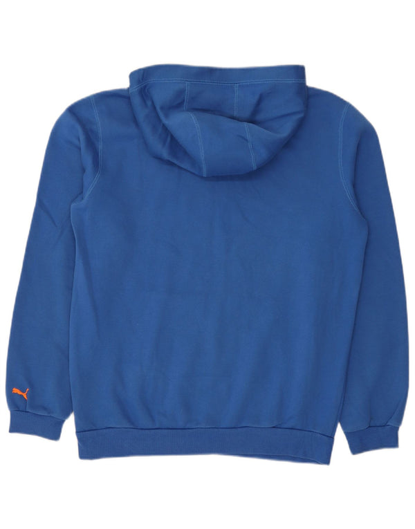 Puma Jungen Graphic Hoodie Pullover 15–16 Jahre, blaue Baumwolle