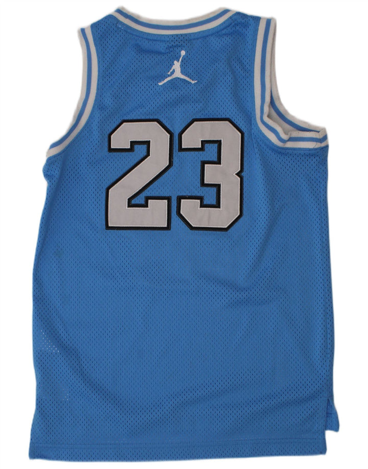 Jordan Jungen Michael Jordan Grafik-Jersey-Oberteil, 8–9 Jahre, blaues Polyester
