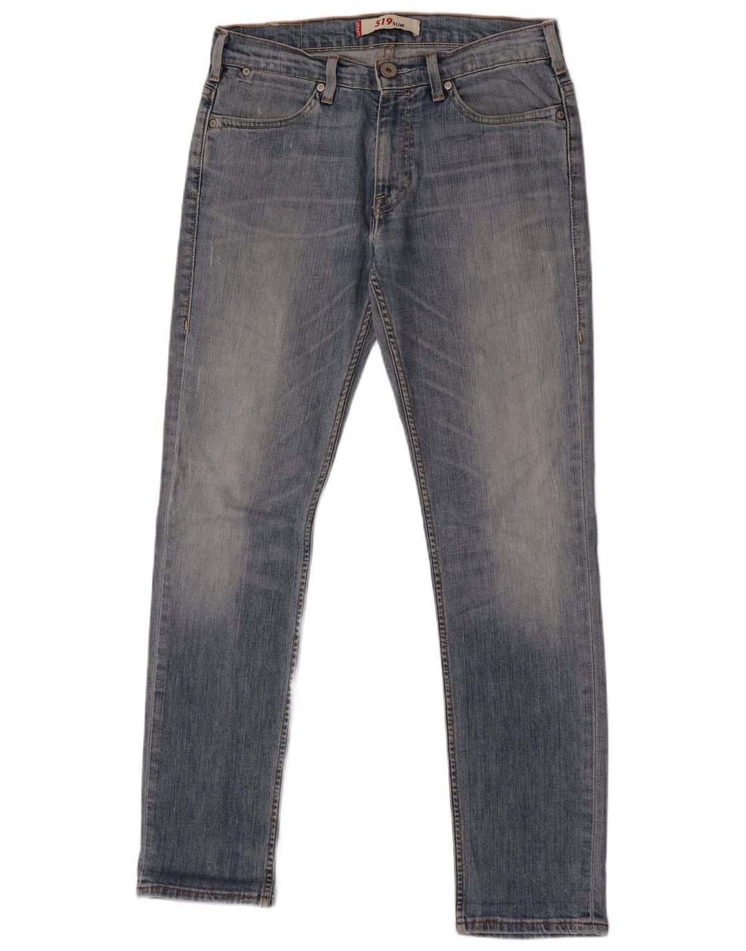 Levi's Damen 519 Slim Jeans W30 L32 Blau