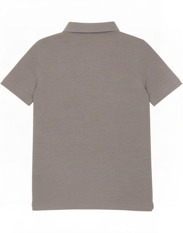Crew Clothing Herren-Poloshirt, groß, grau gesprenkelte Baumwolle