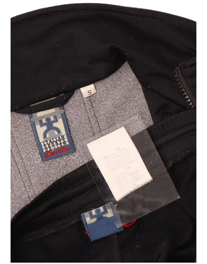LOTTO Herren-Trainingsanzug mit Grafik, Größe S, Schwarz, Farbblock-Polyester