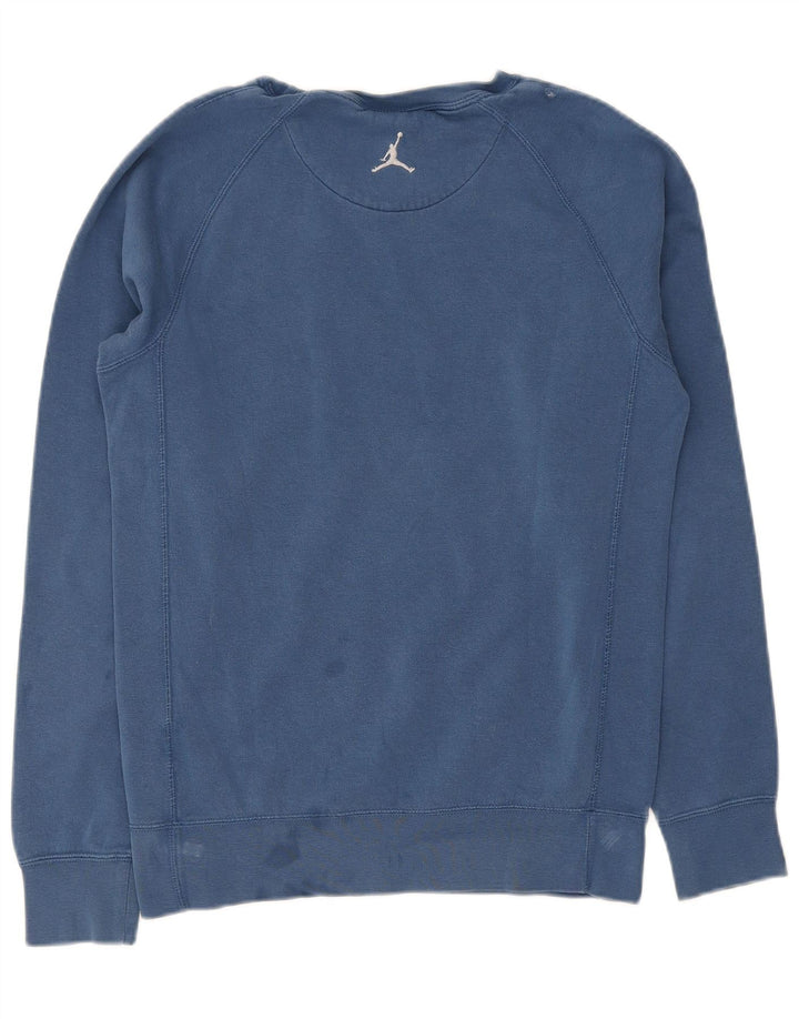Nike Herren-Sweatshirt mit Grafik, Größe S, blau, Baumwolle