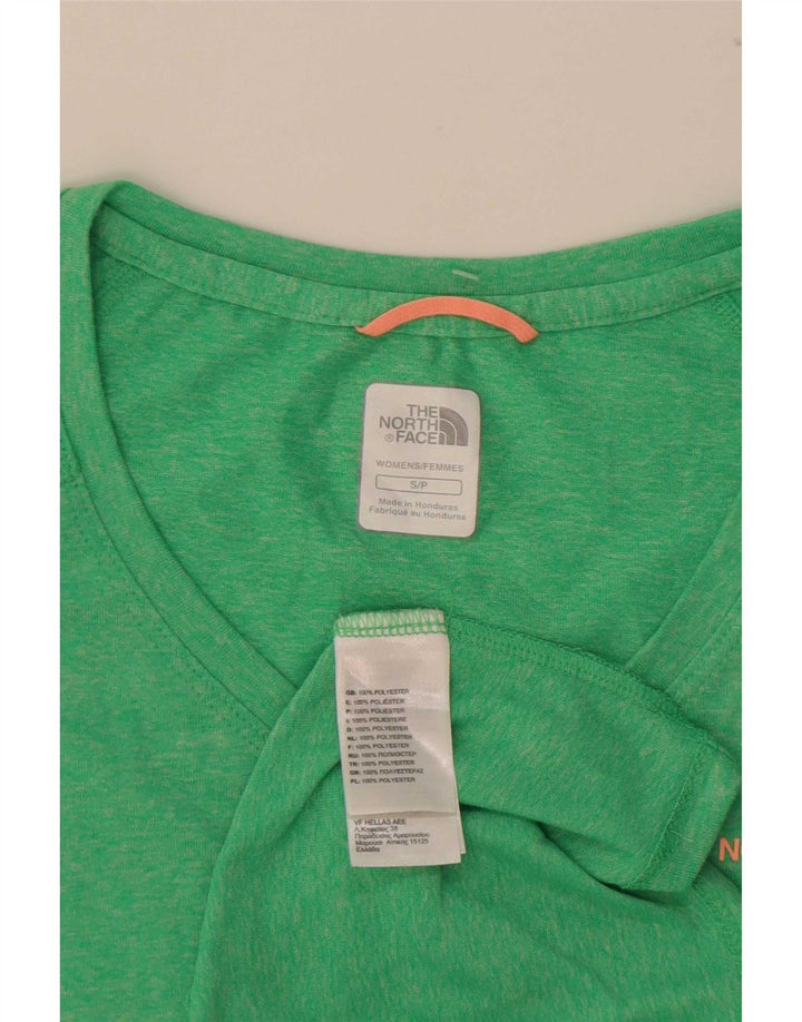The North Face Damen T-Shirt Top UK 10 Small Grün Polyester