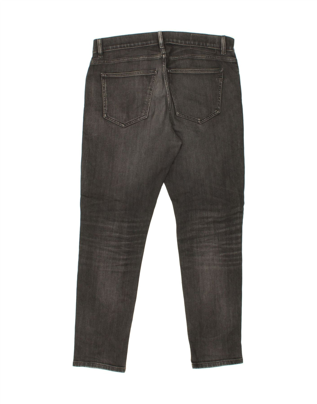 DIESEL Herren Slim Jeans W32 L30 Graue Baumwolle