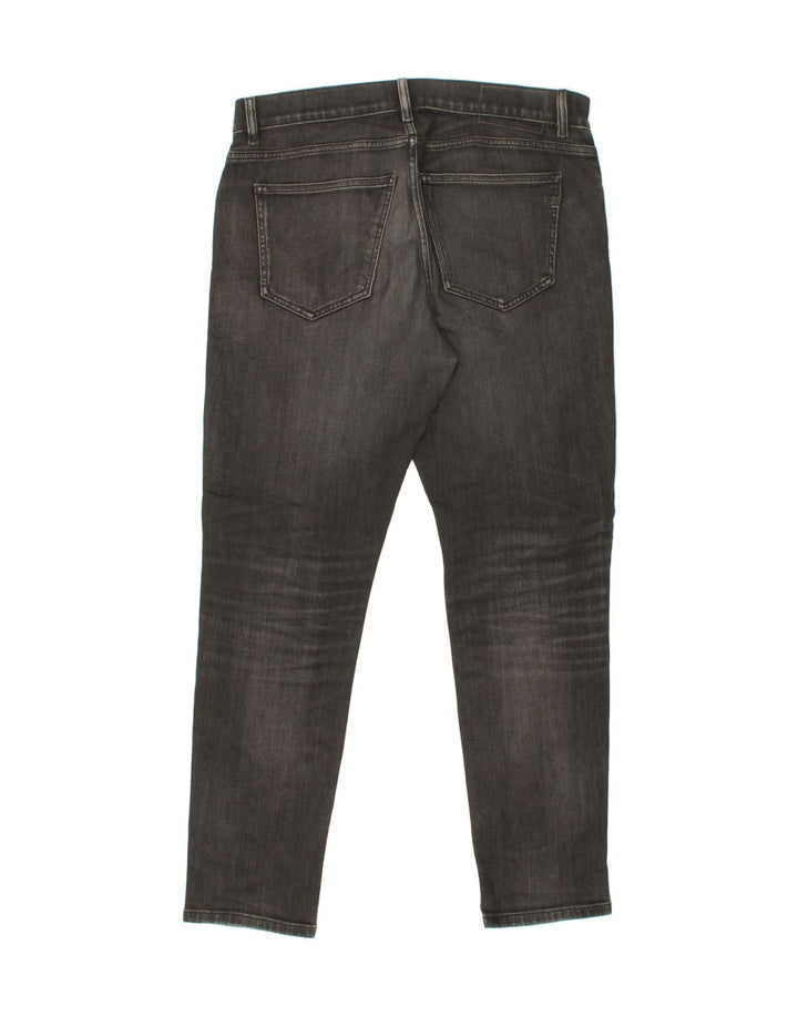 DIESEL Herren Slim Jeans W32 L30 Graue Baumwolle