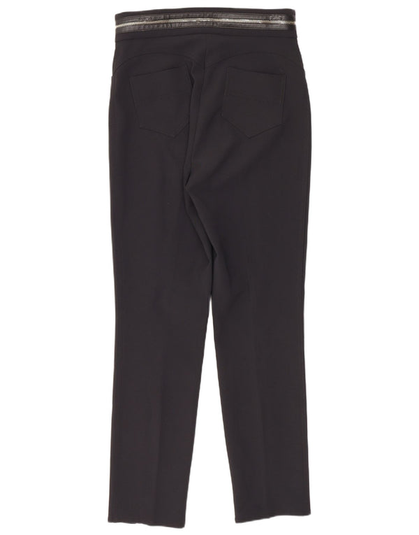 Elisabetta Franchi Damen-Freizeithose mit hoher Taille IT 42 Mittel W26 L26 B