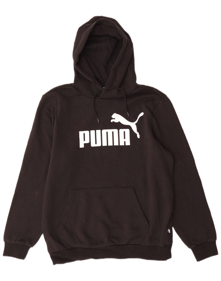 PUMA Herren Graphic Hoodie Pullover Mittelschwarze Baumwolle