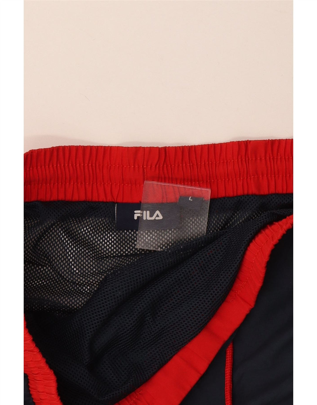 Fila Herren-Badeshorts, groß, Marineblau, Farbblock