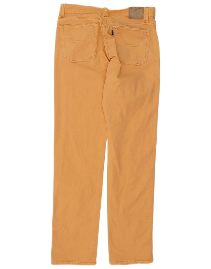 Jeckerson Herren Straight Jeans W33 L33 Orange Baumwolle