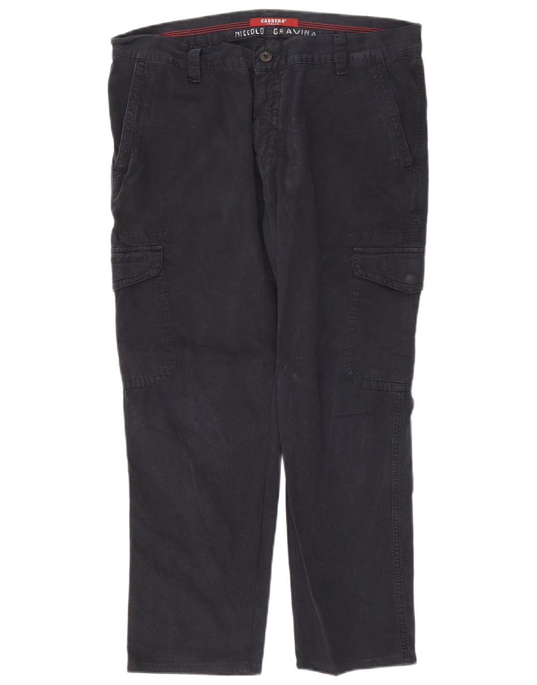 Carrera Gerade Herren-Cargohose W36 L26 Marineblau