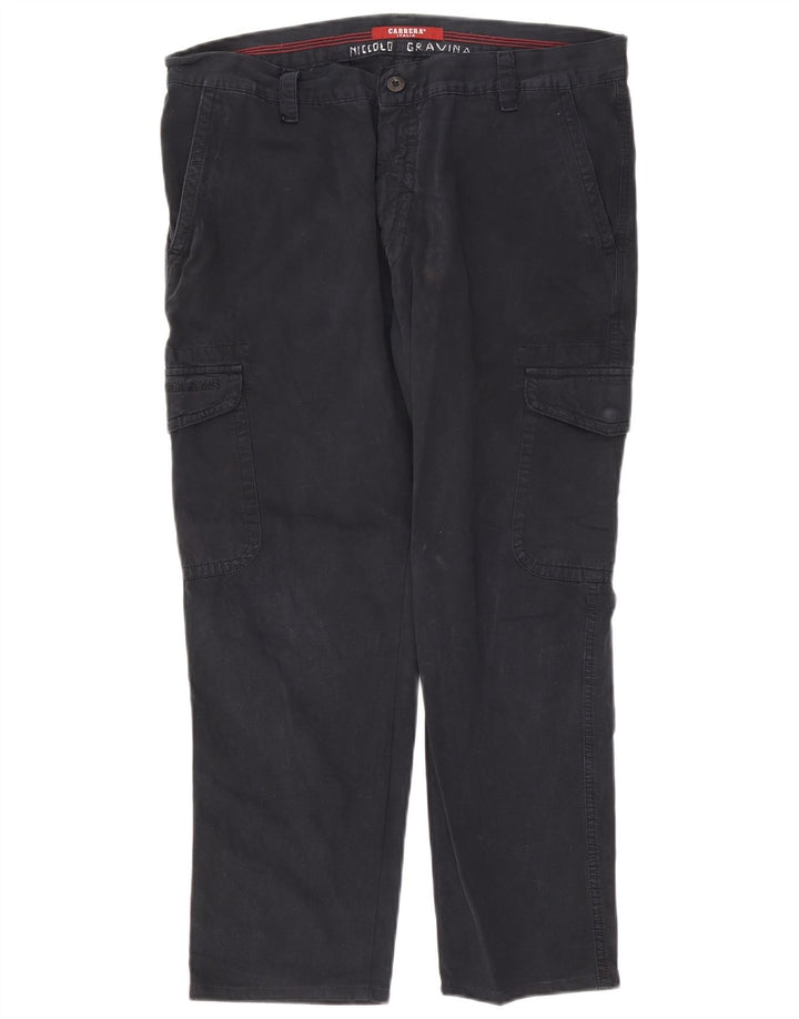 Carrera Gerade Herren-Cargohose W36 L26 Marineblau